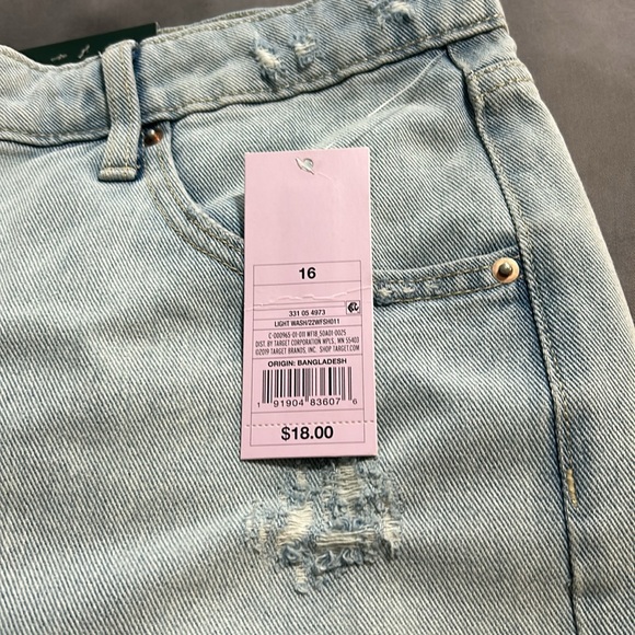 Highest Rise Cheeky Shorts Wild Fable Size 16 / 33 Waist - Picture 3 of 5